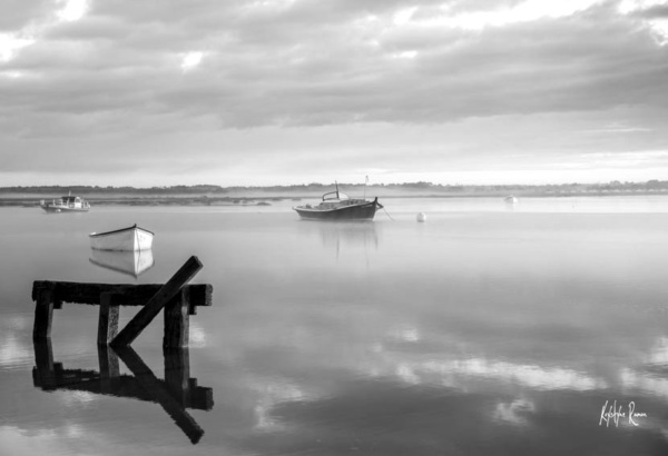 bateaux dans la brume, krystyne Ramon , photos de paysages mer