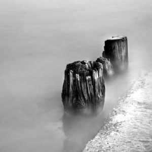 pignots uses dans l'eau, noir et blanc, krystyne ramon photos de paysages mer