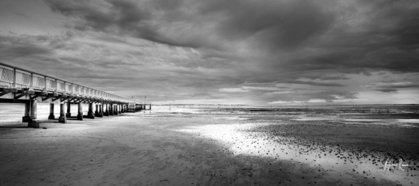 ponton à marée basse, krystyne Ramon , photos de paysages mer